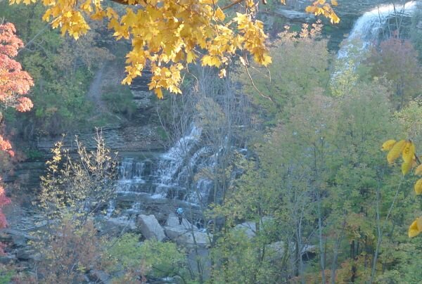 Felker Falls - one of many falls along the escarpment in Hamilton, this one is often littered with garbage at the base due to it's central location in Hamilton, but the surrounding green space is still spectacular.